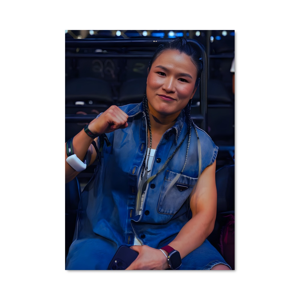 Poster Zhang weili – affiche MMA